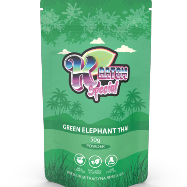 Green Elephant Thai Kratom | Kratom Pulver