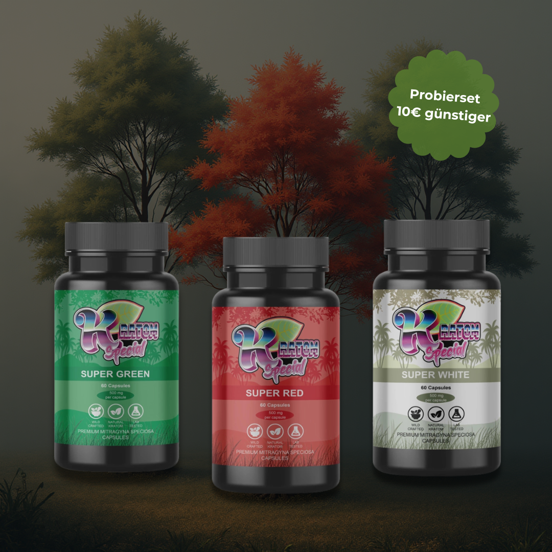 Probierset Kratom Kapseln 180 Stück